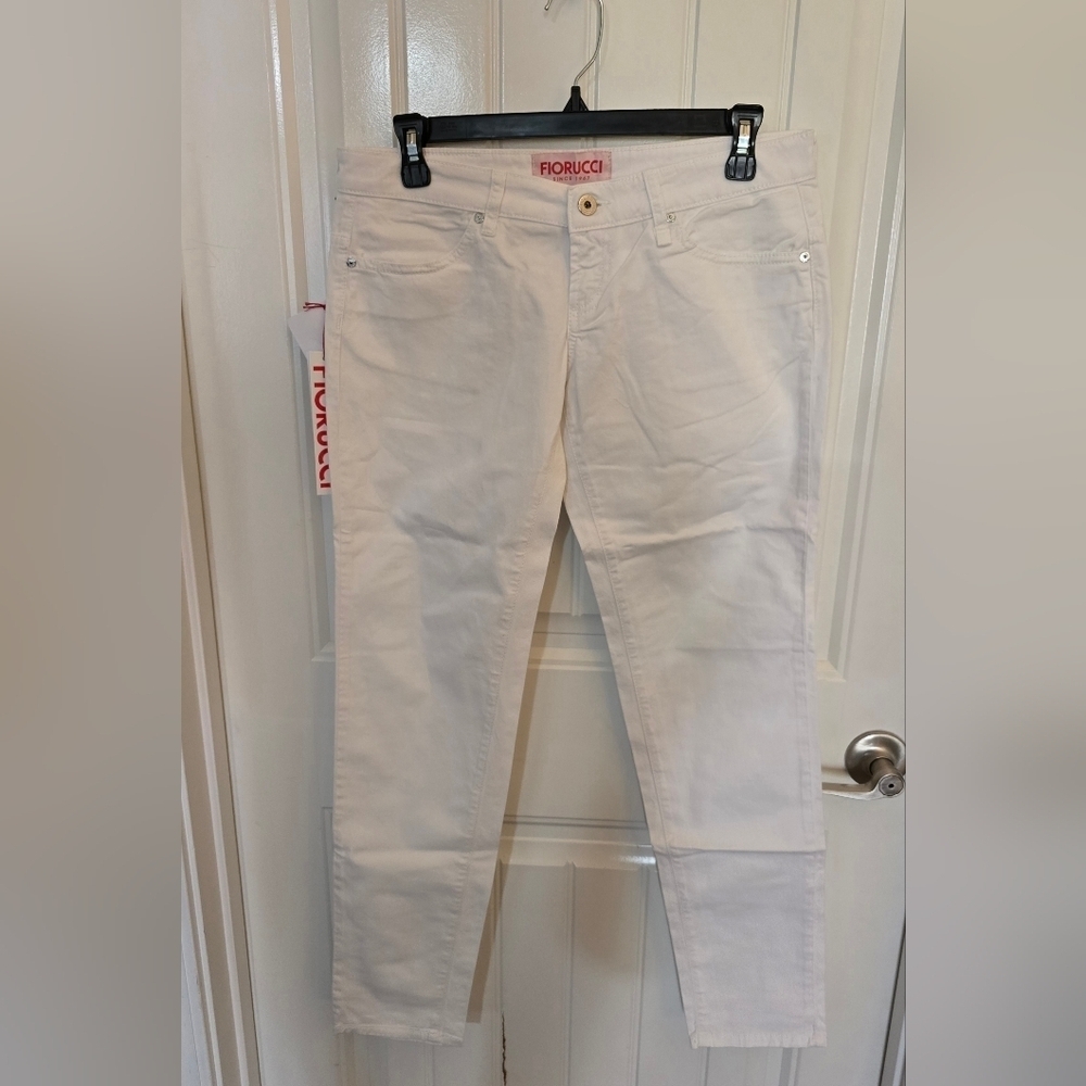 Fiorucci Women's White Jeans - Picture 2 of 4